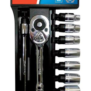 Crescent 3/8 in. drive Metric Socket Wrench Set 11 pc
