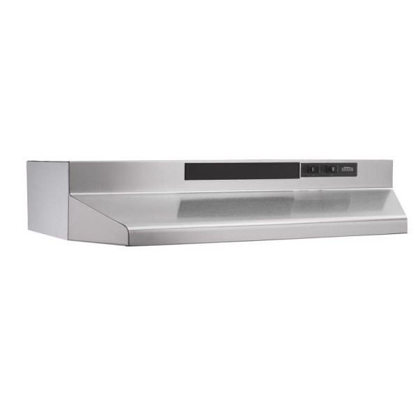 Broan 36 in. W Silver Convertible Range Hood