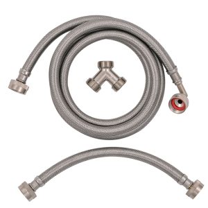 Eastman Eastman 3/4 in. FHT X 3/4 in. D FHT 6 ft. Stainless Steel Installation Kit