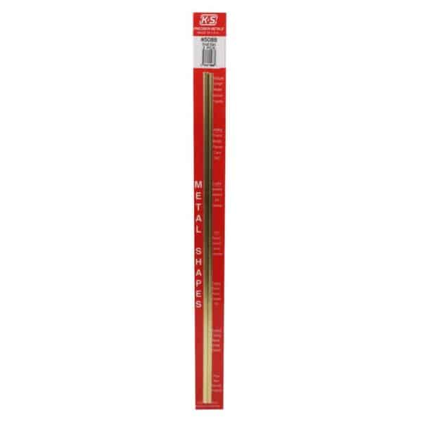K&S 0.014 in. W X 12 in. L Star Brass Tube 2 pk