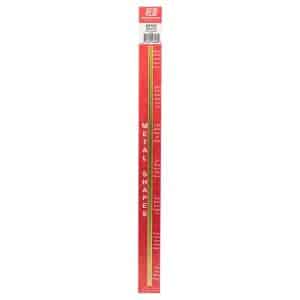 K&S 0.072 in. D X 12 in. L Brass Rod 3 pk