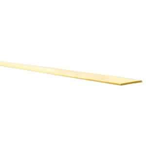 K&S 0.03 in. X 2 in. W X 12 in. L Galvanized Brass Plain Metal Strip