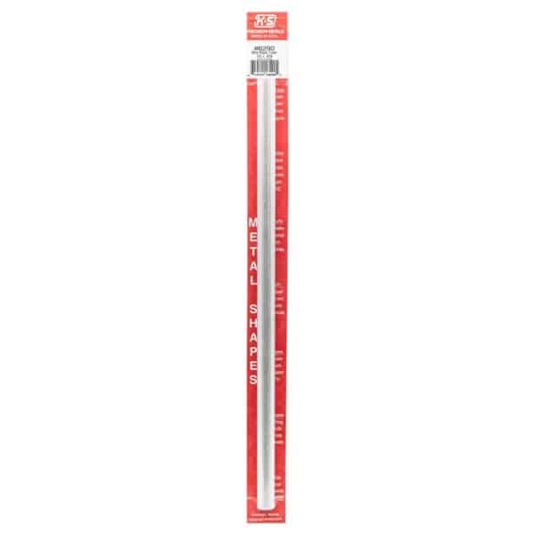 K&S 1/2 in. D X 1 ft. L Round Aluminum Tube