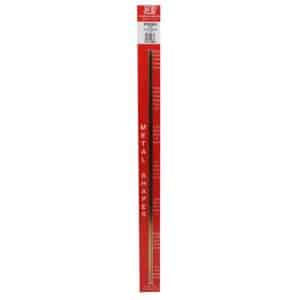 K&S 1/8 in. W X 12 in. L Rectangular Brass Tube 1 pk
