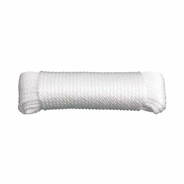 Koch 1/4 in. D X 100 ft. L White Solid Braided Nylon Rope