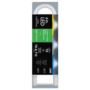 Feit Electric T8 Color Selectable 6 in. G13 U Bend  LED Linear Lamp 32 Watt Equivalence 1 pk