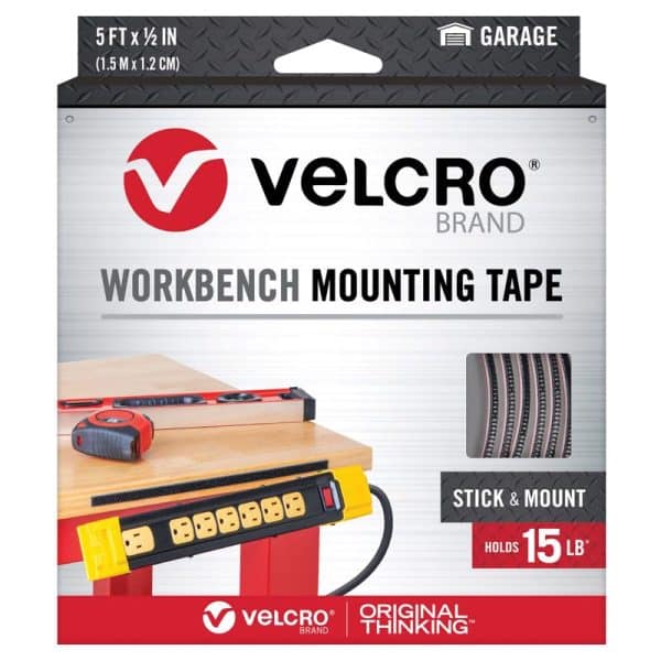 Velcro Large Foam Workbench Mounting Tape 60 in. L 1 pk