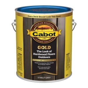 Cabot Gold Low VOC Starlit Gray Varnish Stain 1 gal