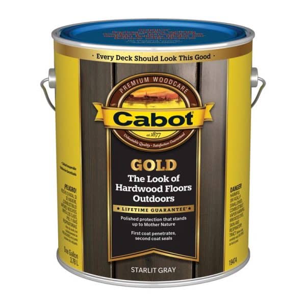 Cabot Gold Low VOC Starlit Gray Varnish Stain 1 gal