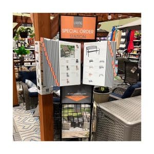 Retail First Inc Assorted Outdoor Living Flip Book 2023 Signage Kit Plastic