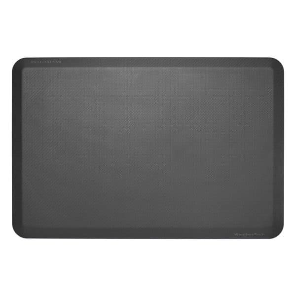 WeatherTech 36 in. L X 24 in. W Black Carbon Fiber Thermoplastic Floor Mat