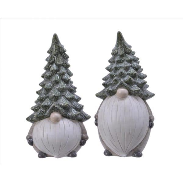 Decoris Multicolored Terracotta Gnome Indoor Christmas Decor 11.4 in.