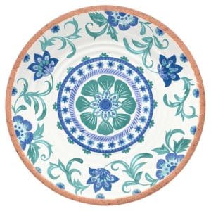 Tarhong Multicolored Melamine Artisan Salad Plate 1 each