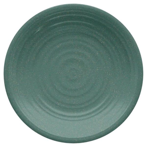 Tarhong Green Bamboo/Fiber Artisan Salad Plate 1 each