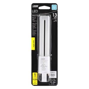 Feit Electric PL GX23-2 LED Light Bulb Bright White 13 Watt Equivalence 1 pk