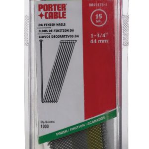 Porter Cable 1-3/4 in. 15 Ga. Angled Strip Bright Finish Nails 34 deg 1,000 pk