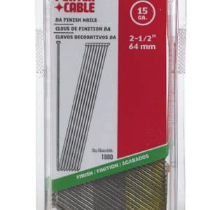 Porter Cable 2-1/2 in. 15 Ga. Angled Strip Bright Finish Nails 34 deg 1,000 pk