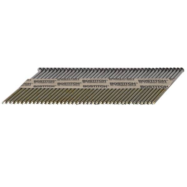Bostitch 3-1/2 in. 11 Ga. Angled Strip Coated Framing Nails 33 deg 2000 pk