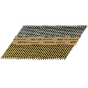 Bostitch 3 in. 11 Ga. Angled Strip Hot-Dip Galvanized Framing Nails 33 deg 2,000 pk