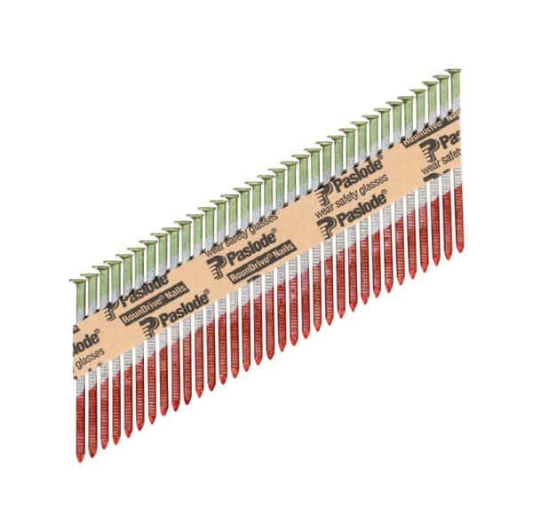 Paslode RounDrive 3-1/4 in. Angled Strip Hot-Dip Galvanized Framing Nails 30 deg 2,000 pk