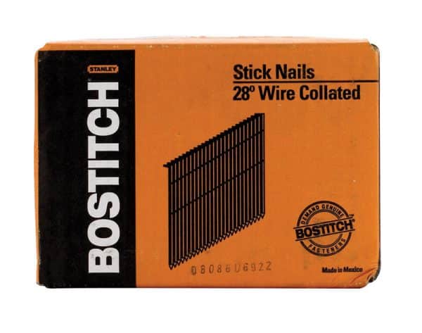 Bostitch 2 in. 11 Ga. Straight Strip Galvanized Framing Nails 28 deg 2000 pk