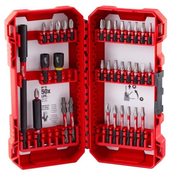 Milwaukee Shockwave Impact Duty 1.5 in. L Drill and Driver Bit Set Alloy Steel 34 pc