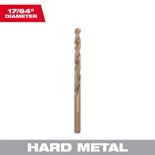Milwaukee Red Helix 17/64 in. X 4.13 in. L Cobalt Drill Bit 1 pk