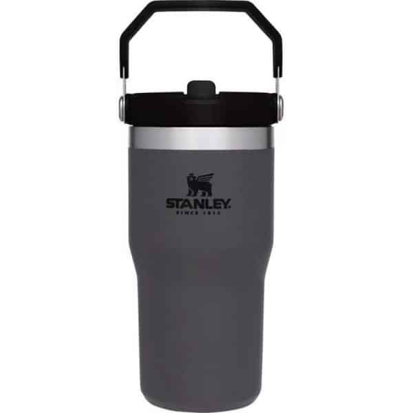 Stanley Classic 20 oz Iceflow Charcoal BPA Free Insulated Straw Tumbler