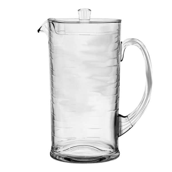 Tarhong Clear Plastic Cordoba Pitcher With Lid 1 pk