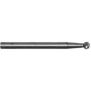 Century Drill & Tool 1/8 in. D X 3-1/2 in. L Ball Cutter High Speed Steel 1 pc