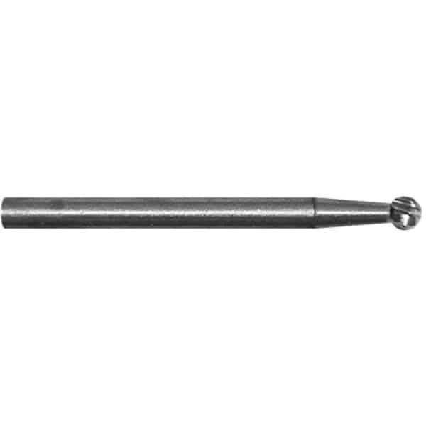 Century Drill & Tool 1/8 in. D X 3-1/2 in. L Ball Cutter High Speed Steel 1 pc