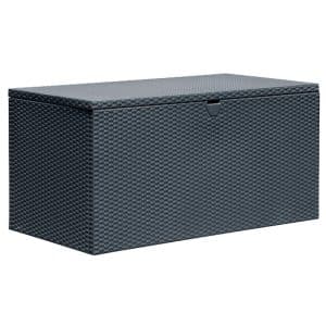 Shelterlogic Spacemaker 54 in. W X 30 in. D Charcoal Steel Deck Box 134 gal