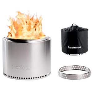 Solo Stove Bonfire 19.5 in. W Stainless Steel Round Wood Fire Pit