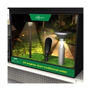 Retail First Inc Feit 18 in. H X 24 in. W X 12 in. L Black Lighting Display Shelf Metal