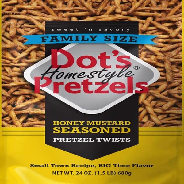 Dot's Homestyle Honey Mustard Pretzels 24 oz Bagged