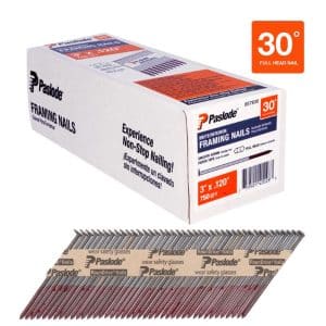 Paslode 3 in. Framing Bright Steel Nail Full Round Head
