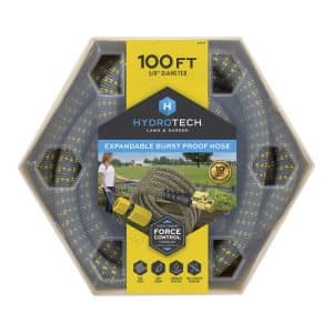 Hydrotech 5/8 in. D X 100 ft. L Medium Duty Expandable Lightweight Garden Hose