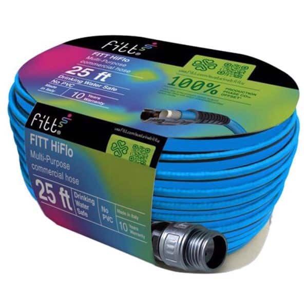 FITT HiFlo 25 ft. L Medium Duty Commercial Grade Lightweight Garden Hose