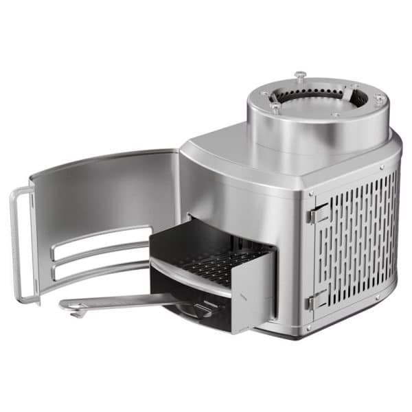 Gozney Roccbox Stainless Steel Wood Burner 8.8 in. L X 7.8 in. W 1 pc