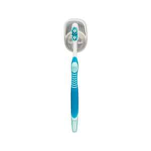 Sttelli White Plastic Suction Toothbrush Holder