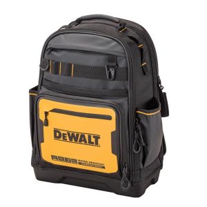 DeWalt Polyester/Tarpaulin Pro Backpack Tool Bag 43 pocket Black/Yellow 1 pc