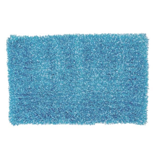 Sttelli Intermix 32 in. L X 20 in. W Blue Cotton/Polyester Bath Rug