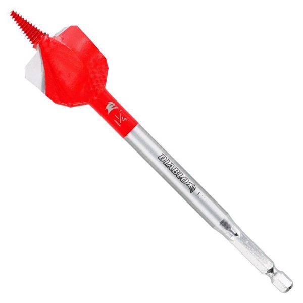 Diablo Demo Demon 1-1/4 in. X 6 in. L High Carbon Steel Spade Bit 1 pk