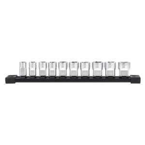 Milwaukee 3/8 in. drive Metric 6 Point Socket Set 10 pc