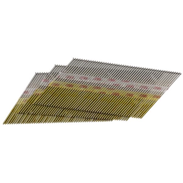 Senco 2-1/2 in. 15 Ga. Angled Strip Stainless Steel Finish Nails 34 deg 1,200 pk